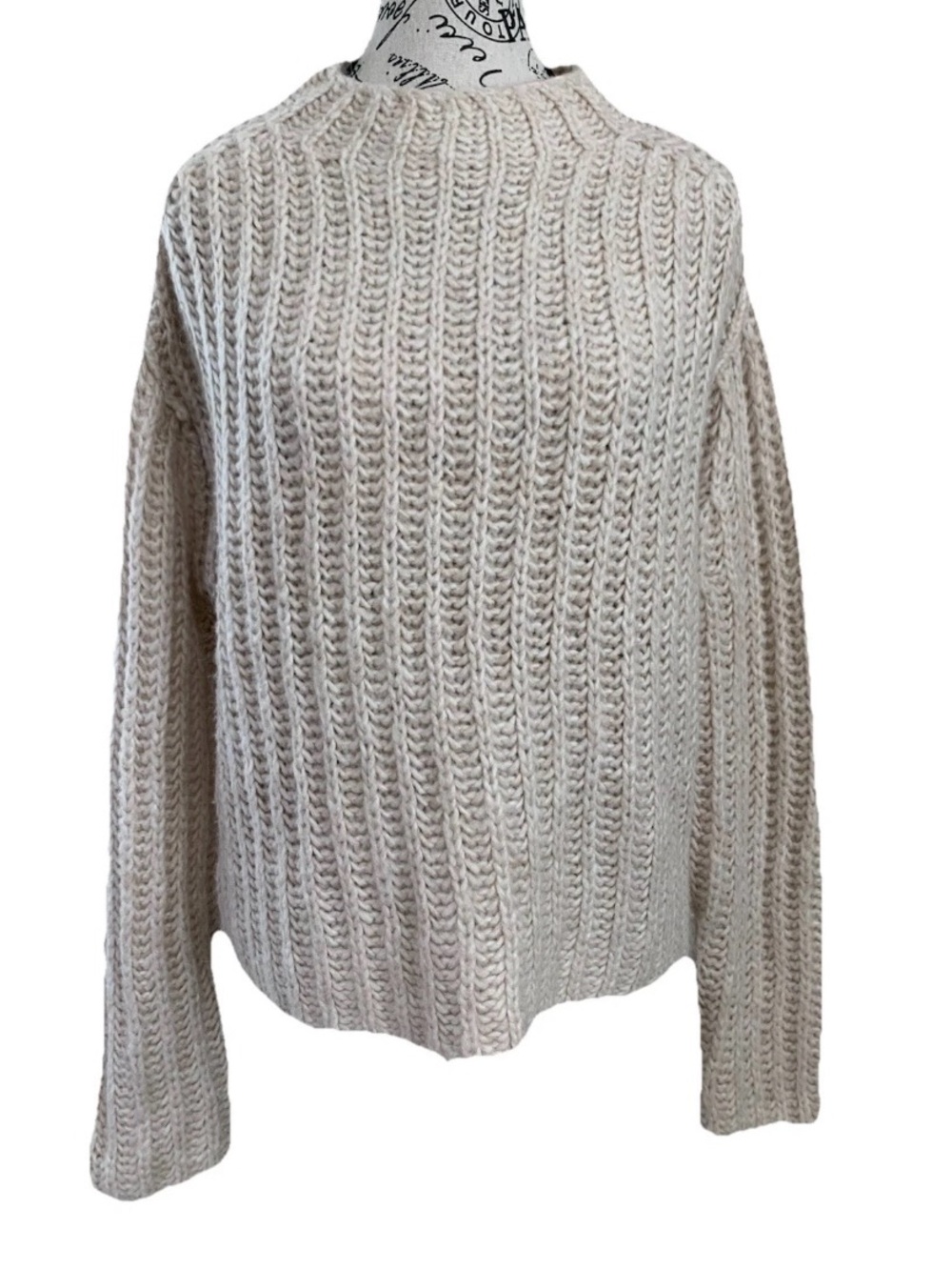 Industry Alpaca/Wool/Poly Blend Chunky Knit Sweater Women’s Sz SP Coastal Fisher